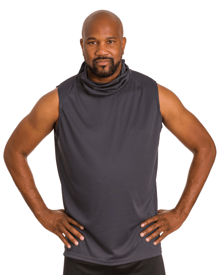 Badger Youth 2B1 Sleeveless Performance Tee with Mask Badger