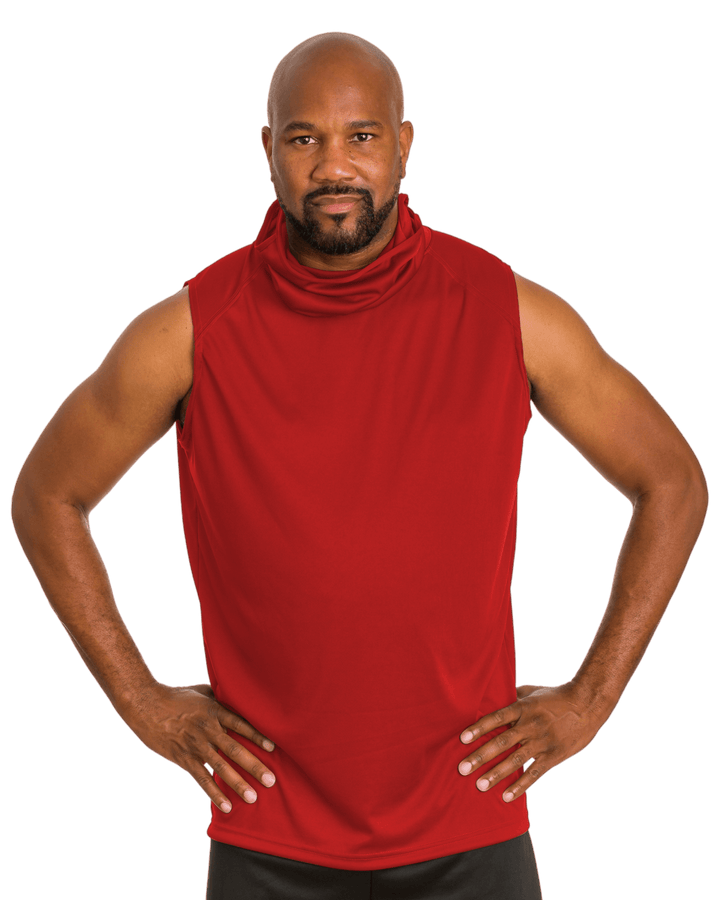 Badger Youth 2B1 Sleeveless Performance Tee with Mask Badger