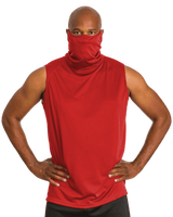 Badger Youth 2B1 Sleeveless Performance Tee with Mask Badger