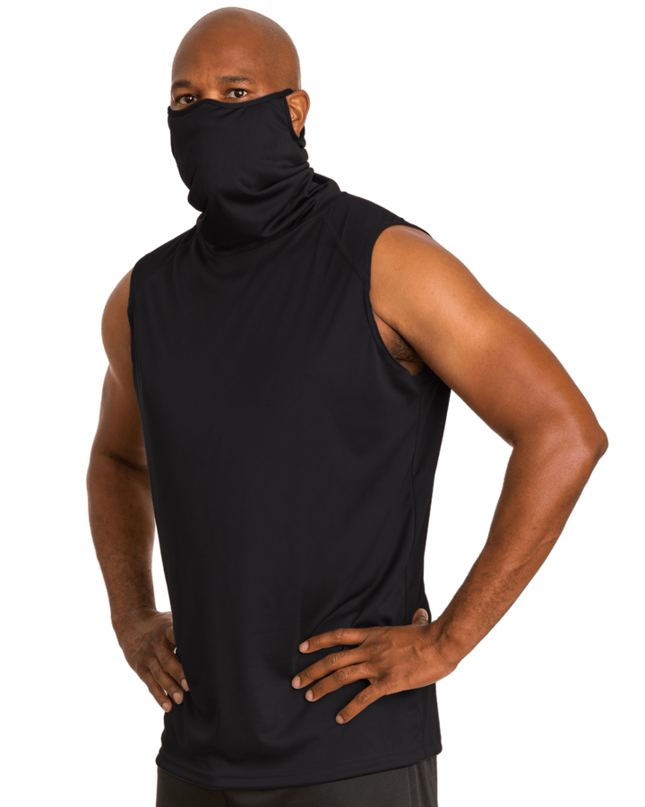 Badger Youth 2B1 Sleeveless Performance Tee with Mask Badger