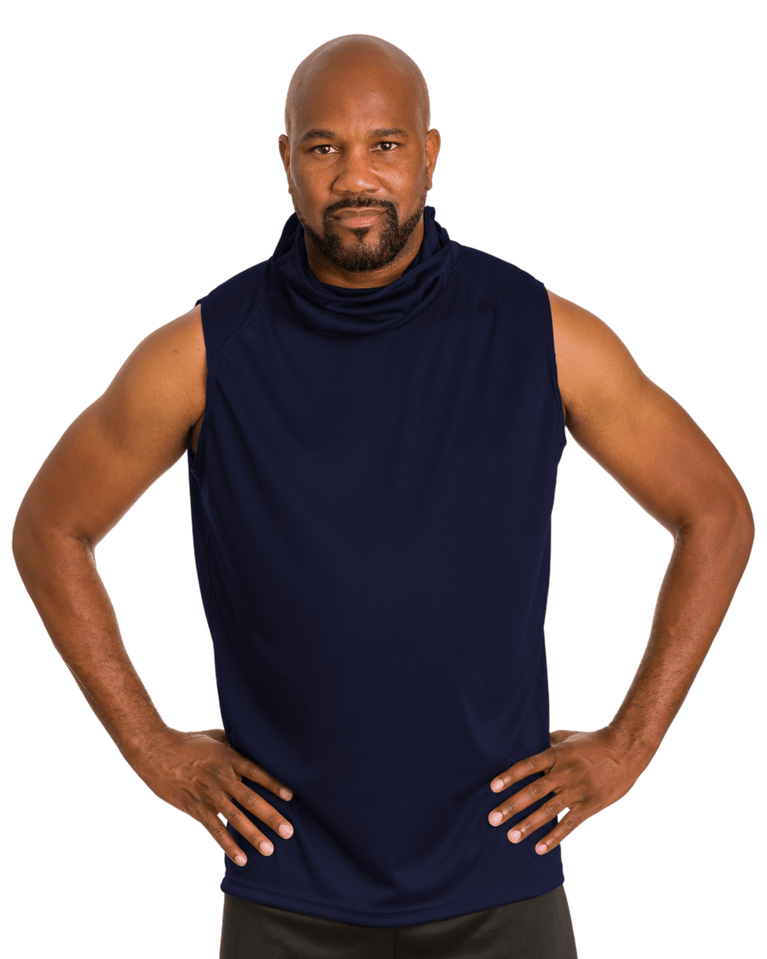 Badger Youth 2B1 Sleeveless Performance Tee with Mask Badger