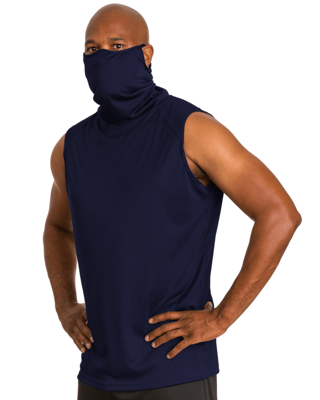 Badger Youth 2B1 Sleeveless Performance Tee with Mask Badger