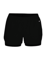 Badger Women's Double Up Shorts Badger