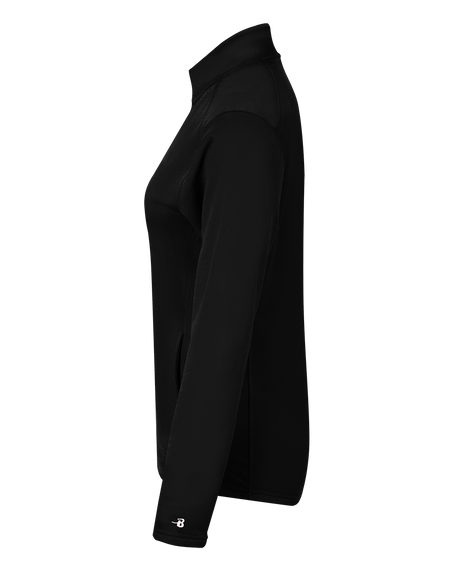 Badger Women's 1/4 Zip Perf. Fleece Badger