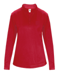 Badger Women's 1/4 Zip Perf. Fleece Badger