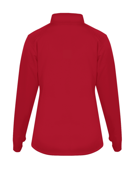 Badger Women's 1/4 Zip Perf. Fleece Badger