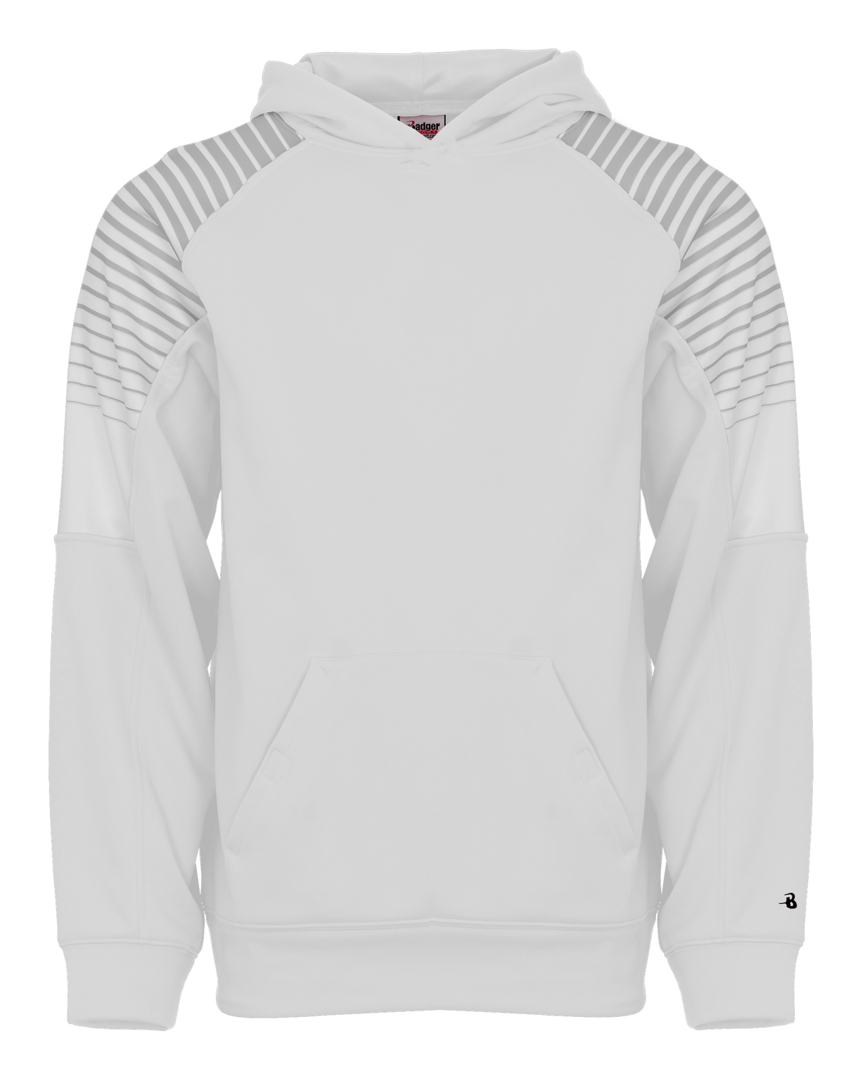 Badger Youth Lineup Fleece Hoodie Badger