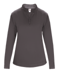 Badger Women's 1/4 Zip Perf. Fleece Badger