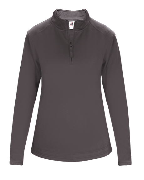 Badger Women's 1/4 Zip Perf. Fleece Badger