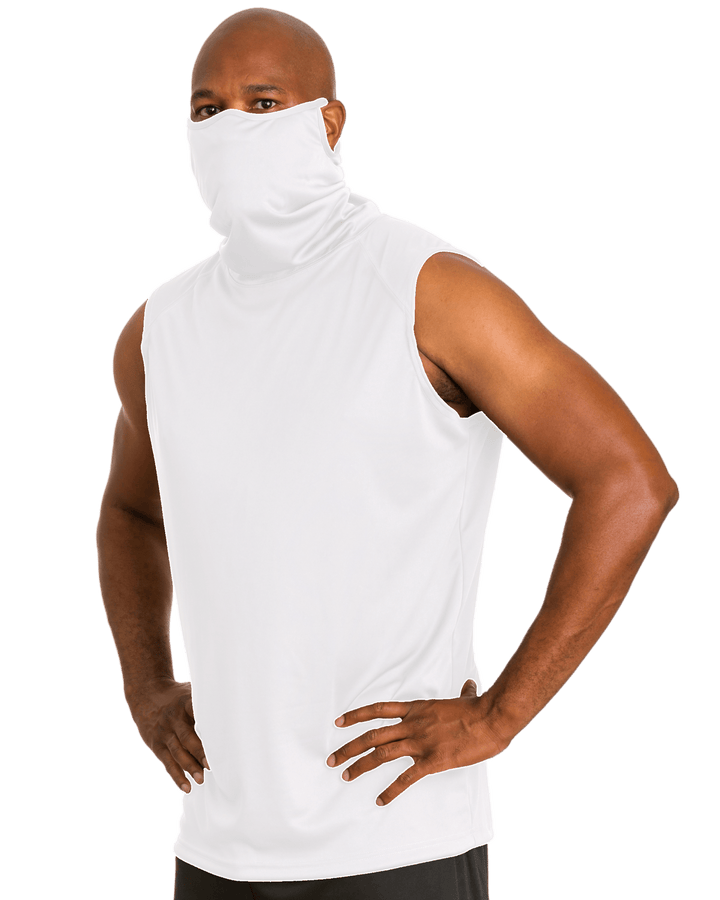 Badger Youth 2B1 Sleeveless Performance Tee with Mask Badger
