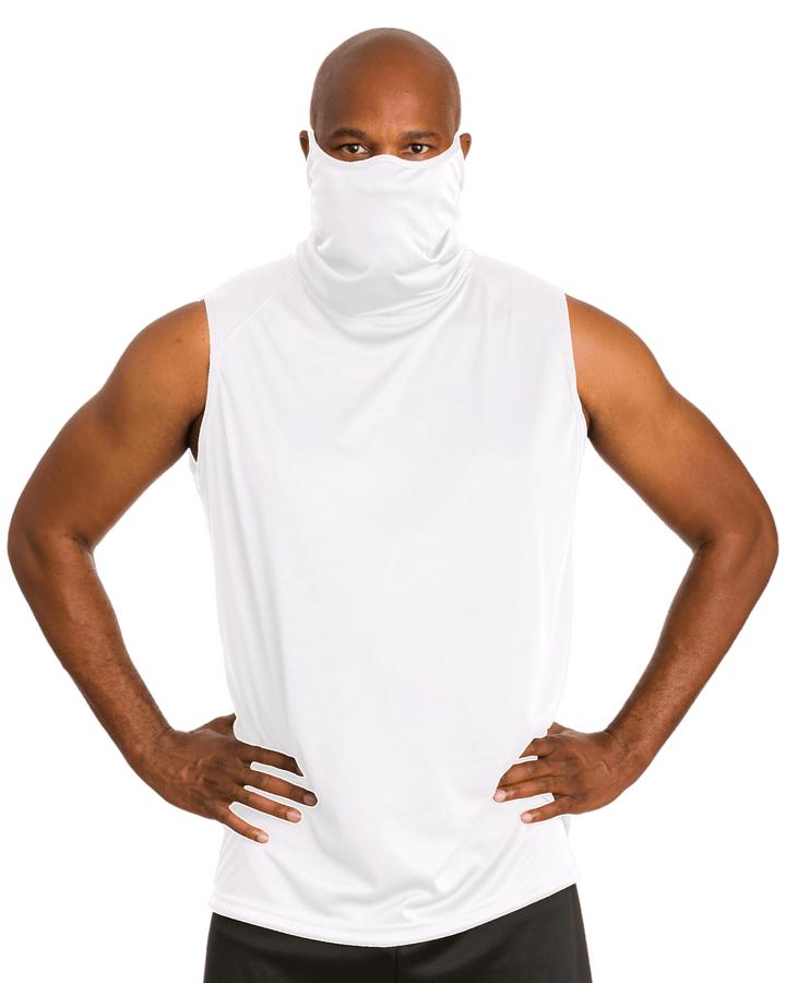 Badger Youth 2B1 Sleeveless Performance Tee with Mask Badger