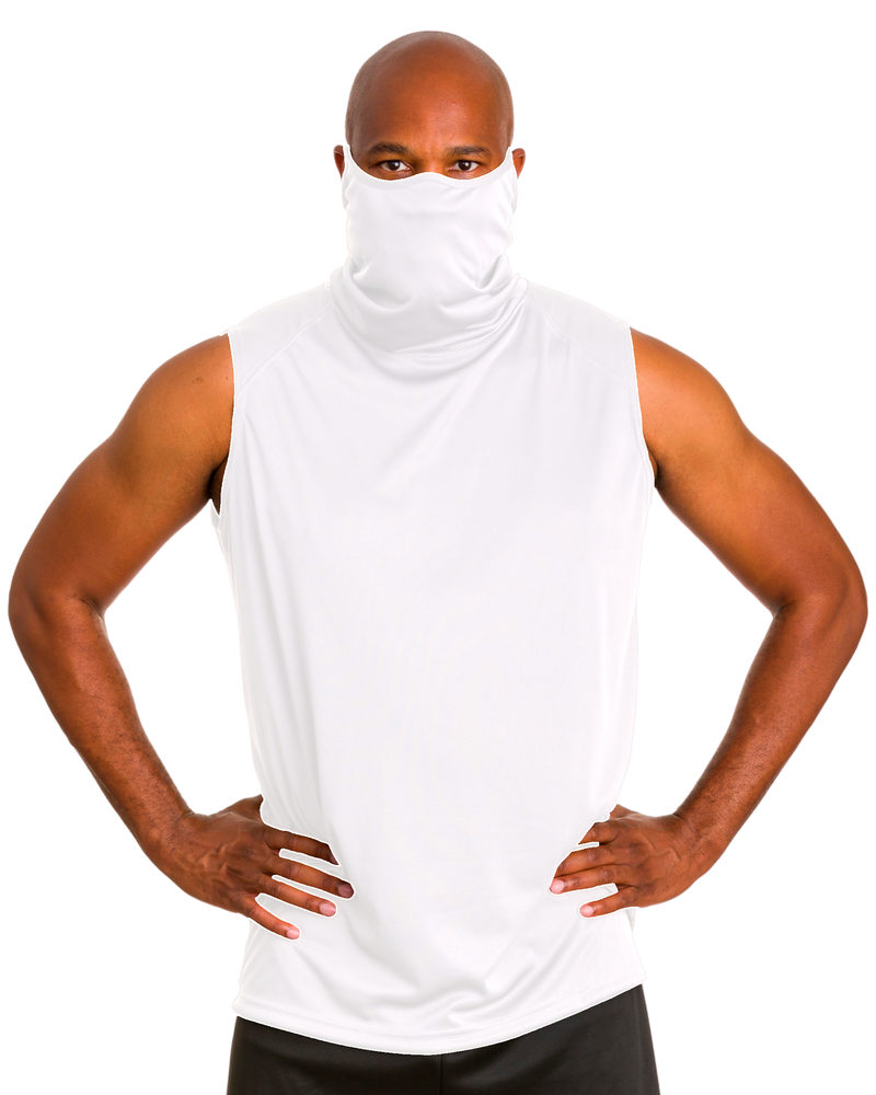 Badger Youth 2B1 Sleeveless Performance Tee with Mask