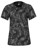 Badger Women's Tie-Dye Tri-Blend Tee Badger