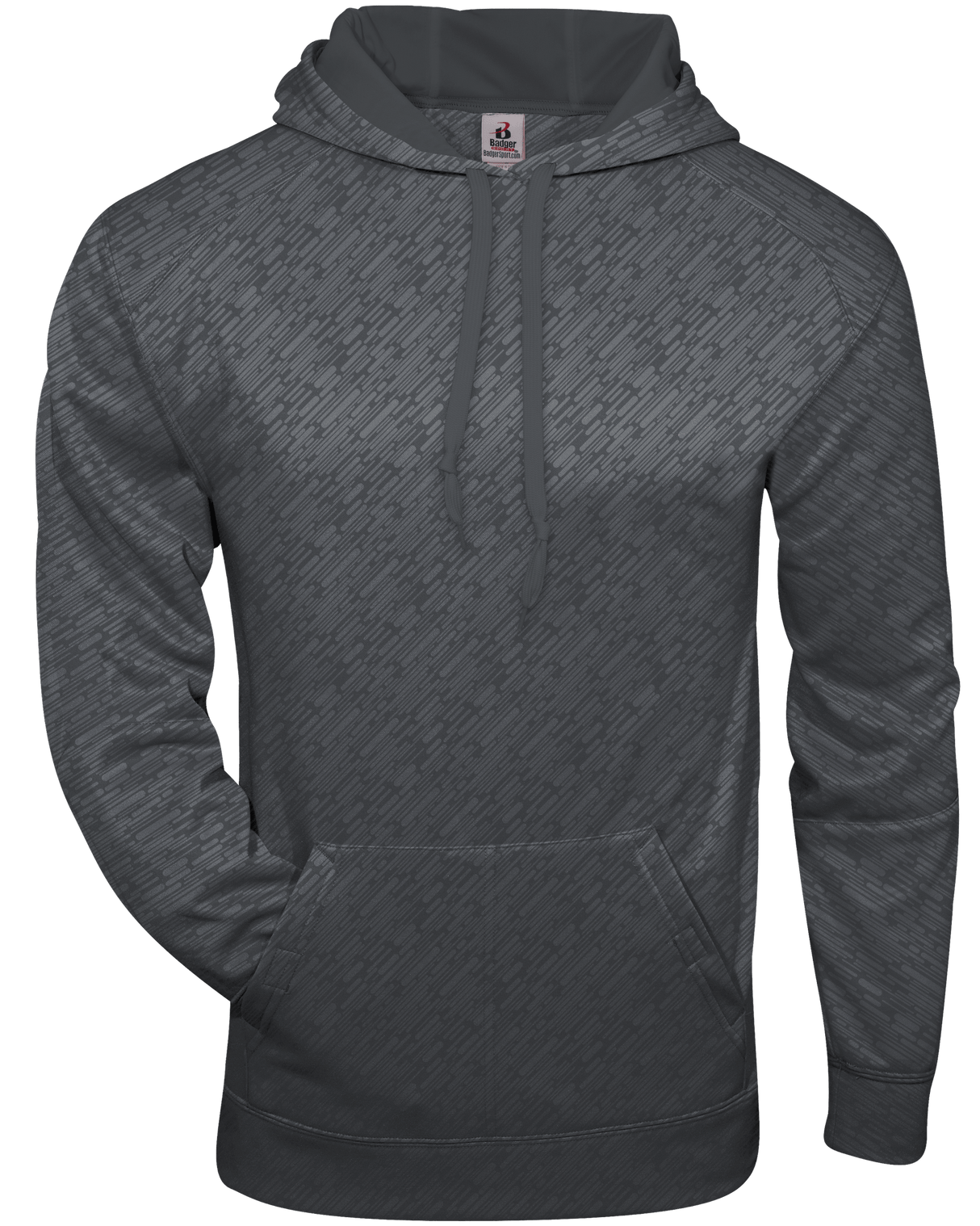 Badger Youth Line Embossed Hoodie Badger