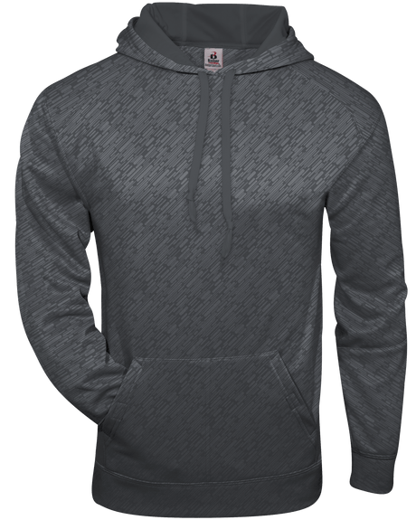 Badger Youth Line Embossed Hoodie Badger