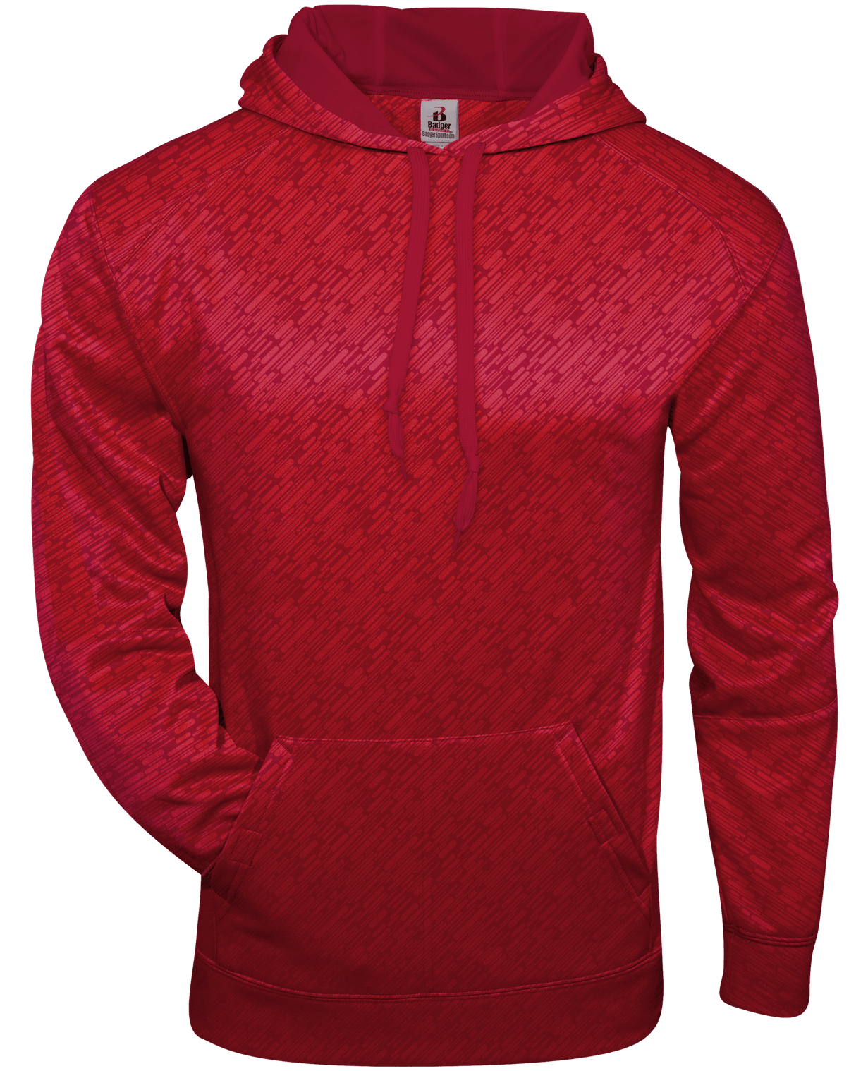 Badger Youth Line Embossed Hoodie Badger