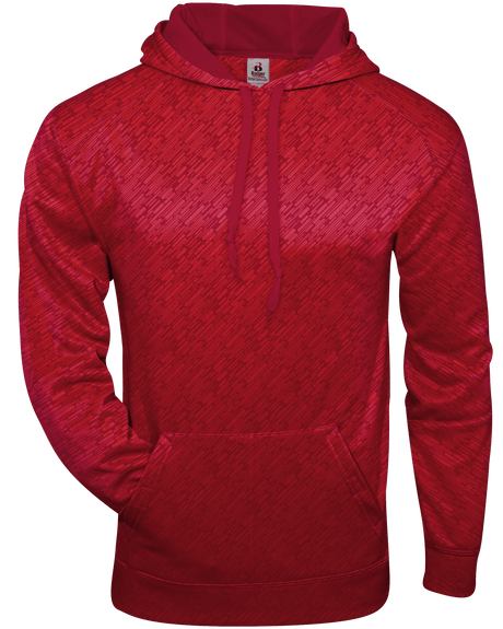 Badger Youth Line Embossed Hoodie Badger