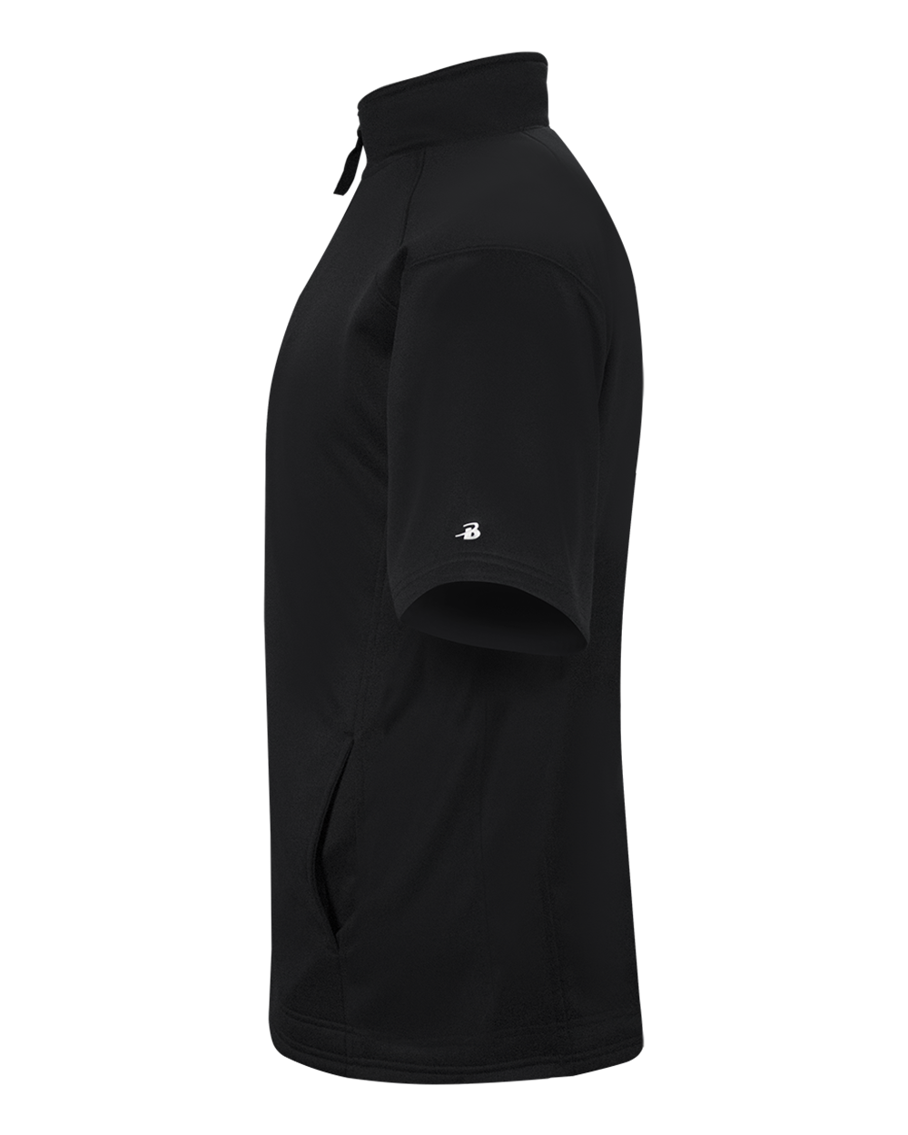 Badger Men's Short-Sleeve Perf. Fleece Badger