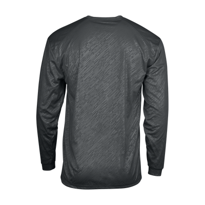 Badger Youth Line Embossed Long-Sleeve Tee