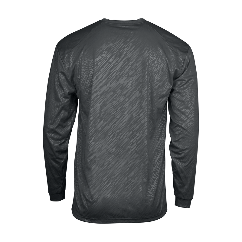 Badger Youth Line Embossed Long-Sleeve Tee