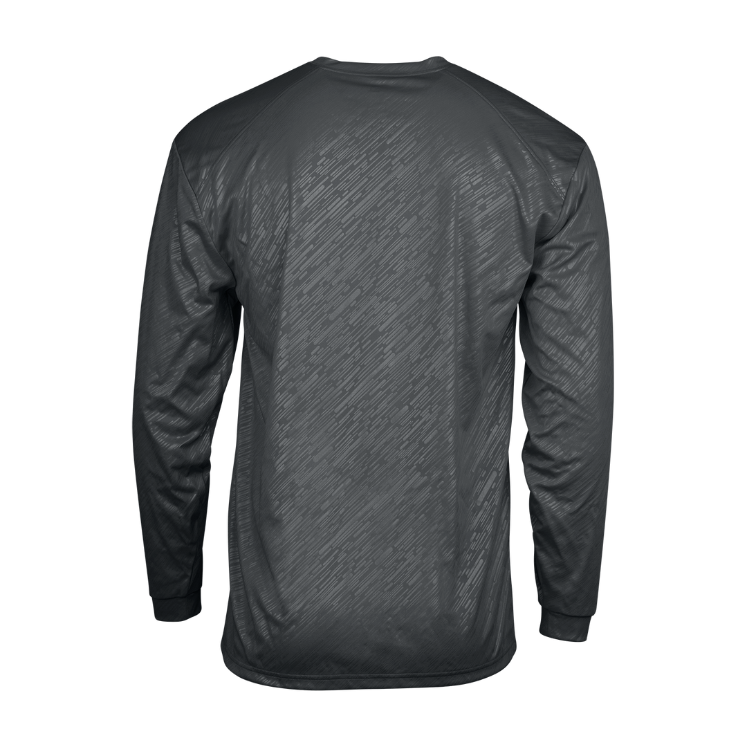 Badger Youth Line Embossed Long-Sleeve Tee Badger