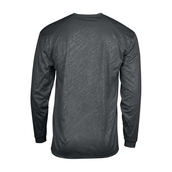 Badger Youth Line Embossed Long-Sleeve Tee Badger