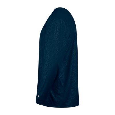 Badger Youth Line Embossed Long-Sleeve Tee