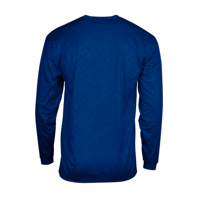 Badger Youth Line Embossed Long-Sleeve Tee