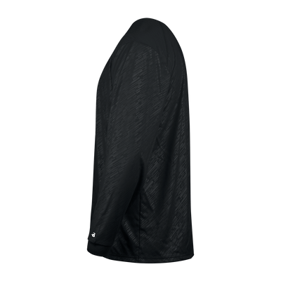 Badger Youth Line Embossed Long-Sleeve Tee