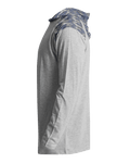 Badger Youth Vintage Flame Tri-Blend Hoodie Tee Badger