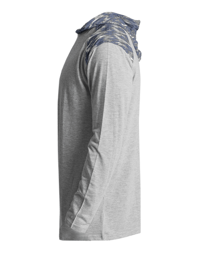 Badger Youth Vintage Flame Tri-Blend Hoodie Tee