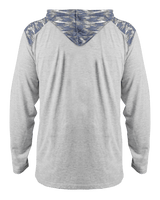 Badger Youth Vintage Flame Tri-Blend Hoodie Tee Badger