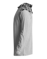 Badger Youth Vintage Flame Tri-Blend Hoodie Tee Badger