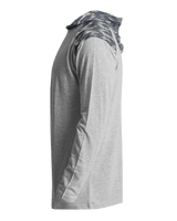 Badger Youth Vintage Flame Tri-Blend Hoodie Tee Badger