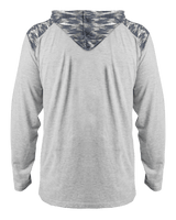 Badger Youth Vintage Flame Tri-Blend Hoodie Tee Badger