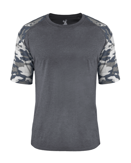 Badger Youth Vintage Camo Sport Tri-Blend Tee Badger