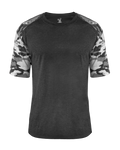 Badger Youth Vintage Camo Sport Tri-Blend Tee Badger