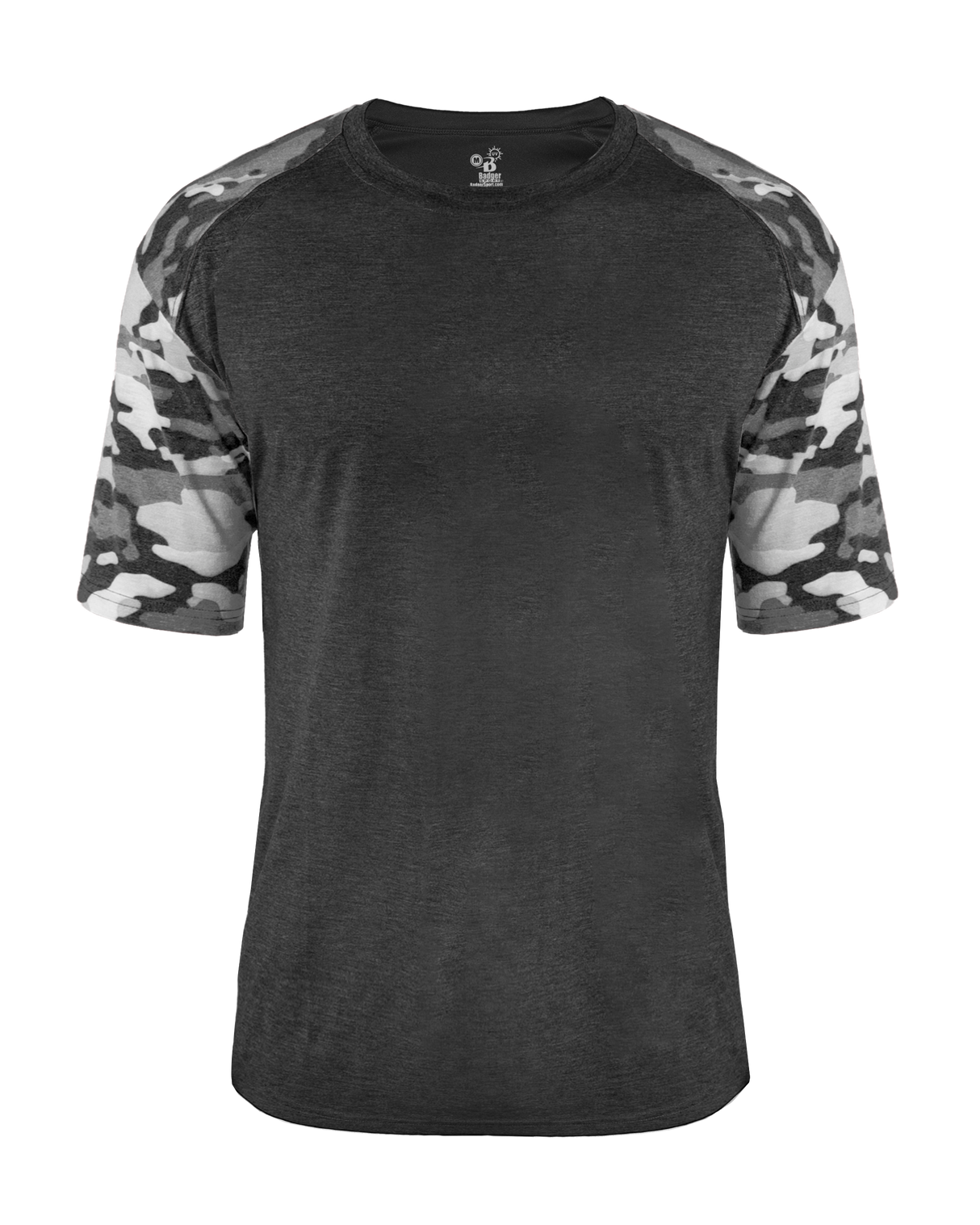 Badger Youth Vintage Camo Sport Tri-Blend Tee Badger