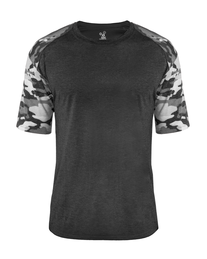 Badger Youth Vintage Camo Sport Tri-Blend Tee Badger