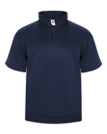 Badger Men's Short-Sleeve Perf. Fleece Badger