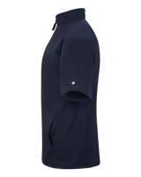 Badger Men's Short-Sleeve Perf. Fleece Badger