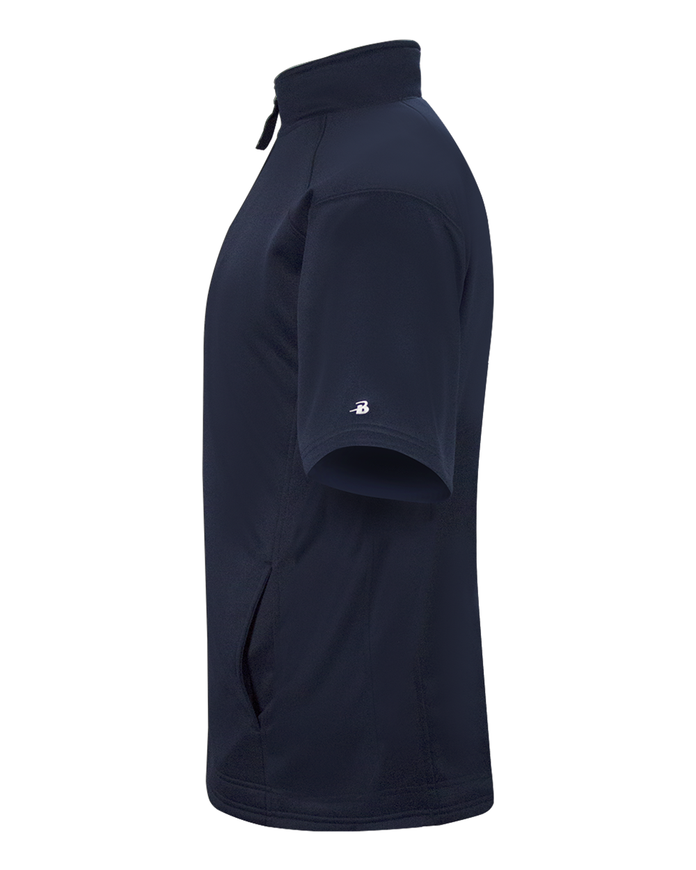 Badger Men's Short-Sleeve Perf. Fleece Badger