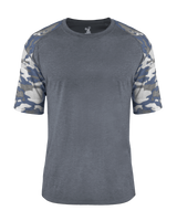 Badger Youth Vintage Camo Sport Tri-Blend Tee Badger
