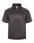 Badger Men's Short-Sleeve Perf. Fleece Badger