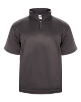 Badger Men's Short-Sleeve Perf. Fleece Badger