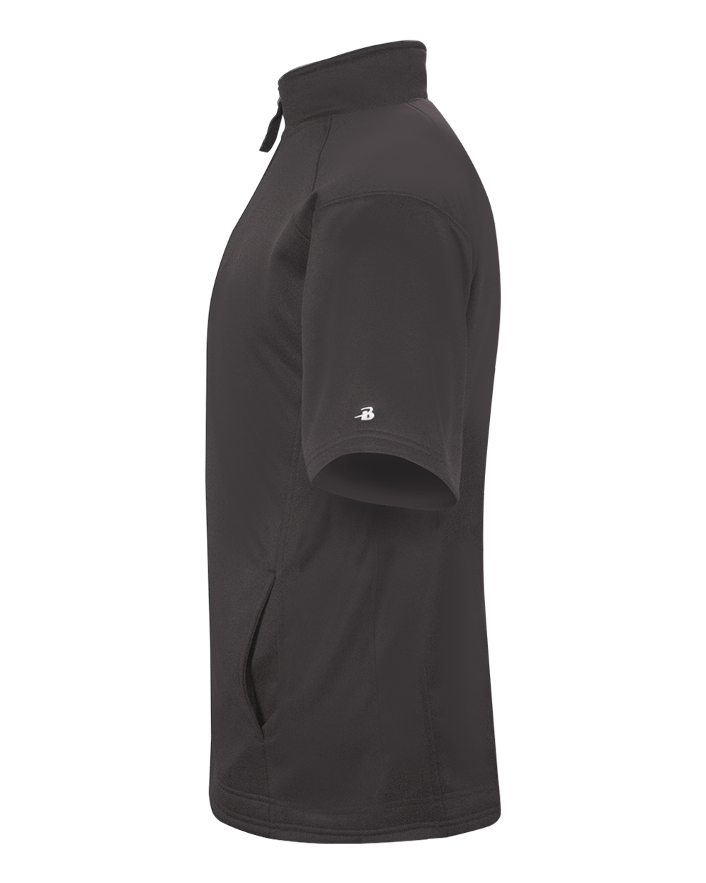 Badger Men's Short-Sleeve Perf. Fleece Badger