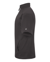 Badger Men's Short-Sleeve Perf. Fleece Badger