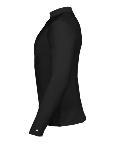 Badger Men's B-Hot Long Sleeve Mock Badger