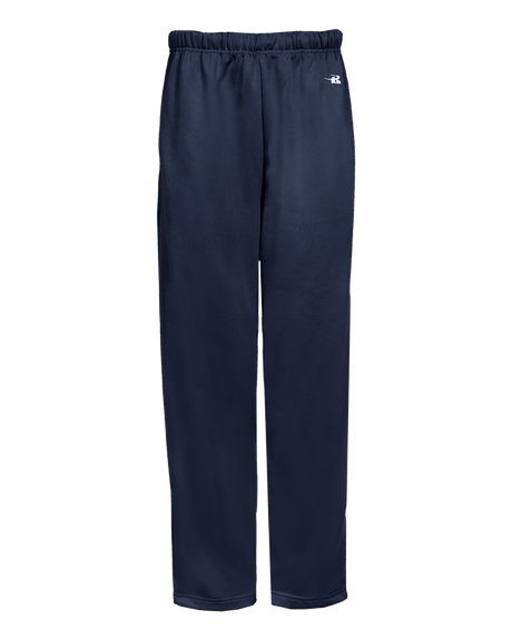 Badger Youth Perf. Fleece Open Bottom Pants Badger