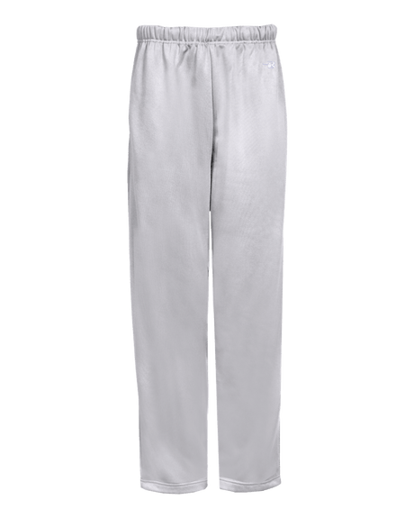 Badger Youth Perf. Fleece Open Bottom Pants Badger